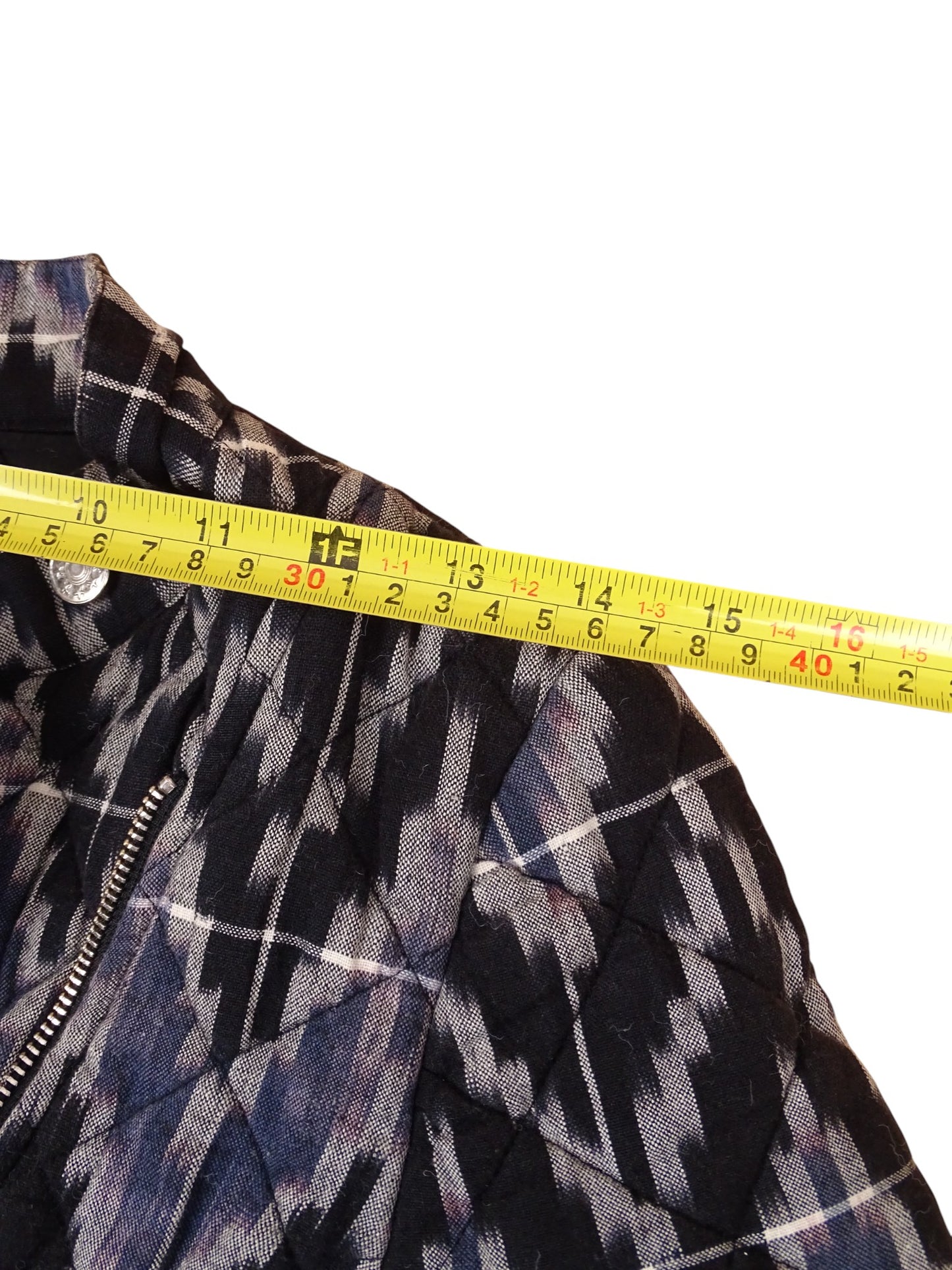 Soeur Veste Coton Zippée Marine/Blanche À Motifs S Femme