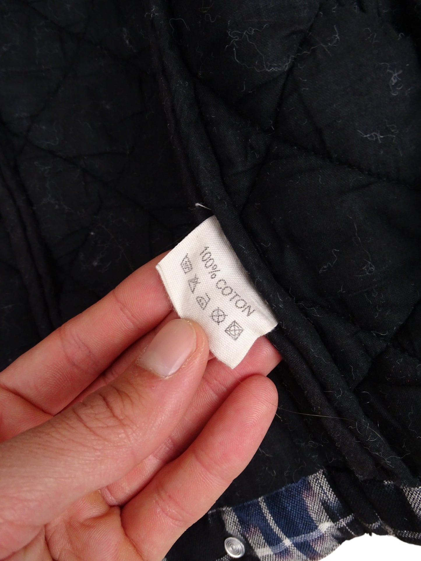 Soeur Veste Coton Zippée Marine/Blanche À Motifs S Femme