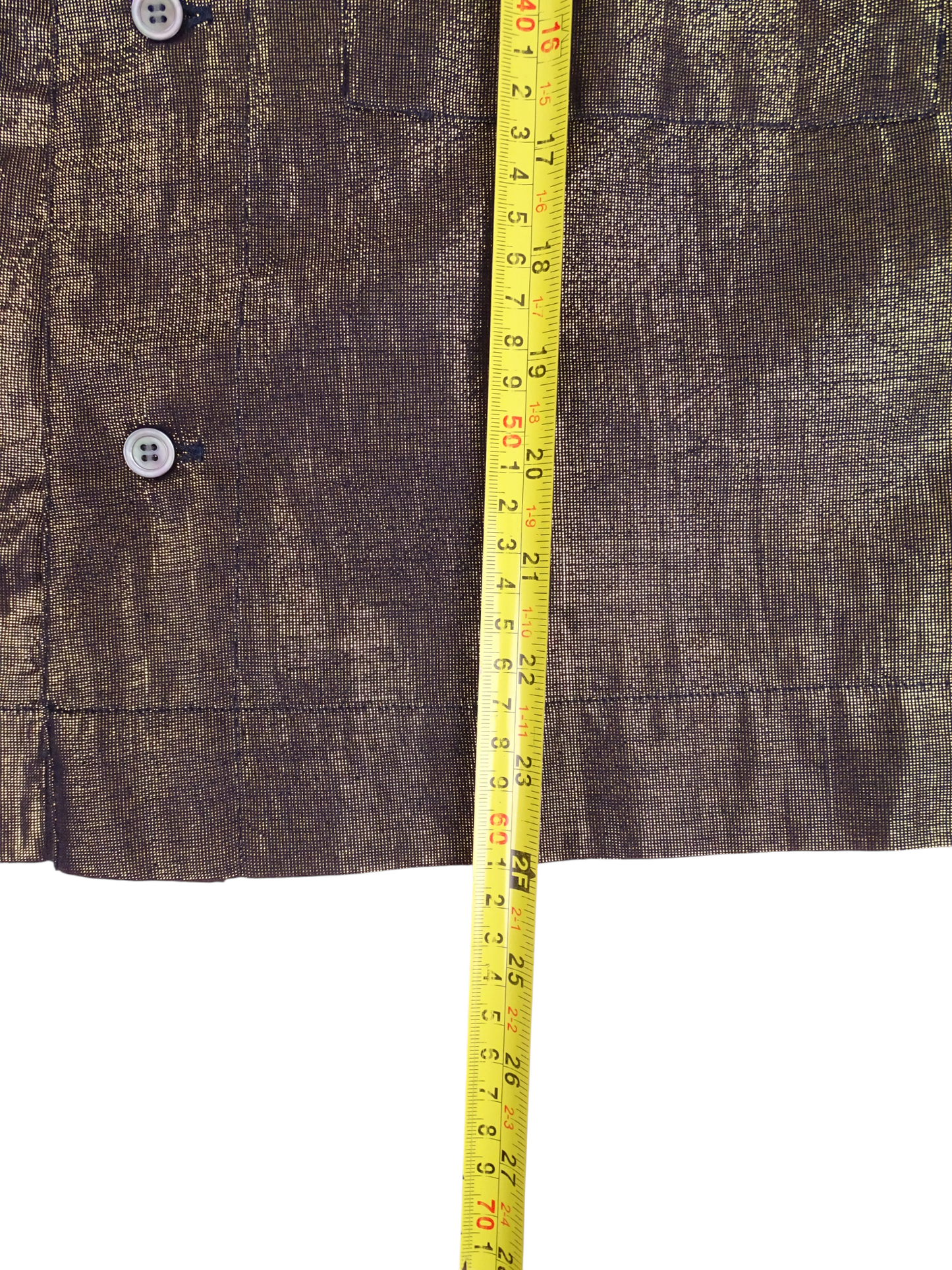 Soeur Veste Légère Dorée Et Noire Lurex XS Femme