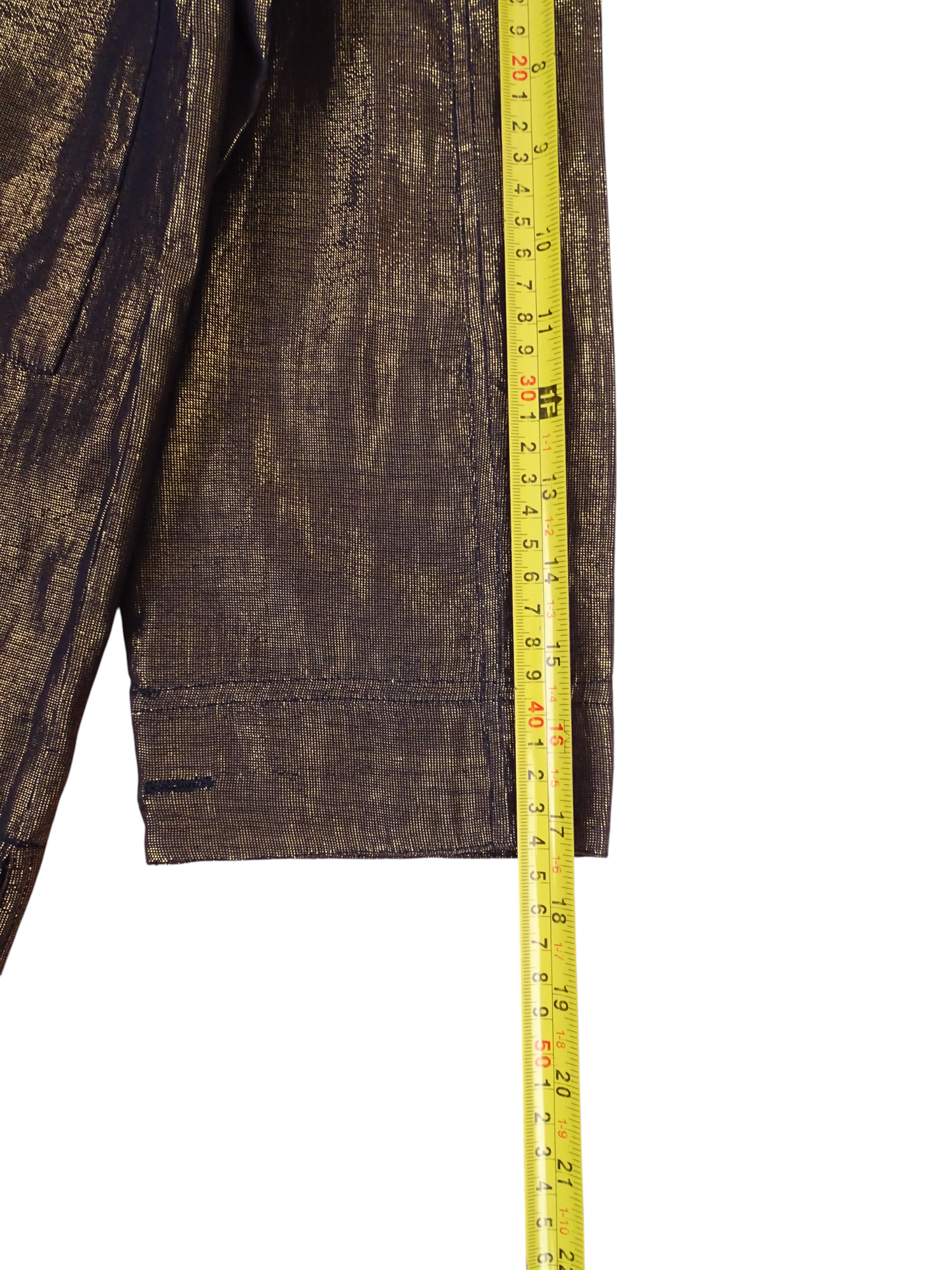 Soeur Veste Légère Dorée Et Noire Lurex XS Femme