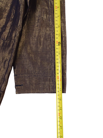 Soeur Veste Légère Dorée Et Noire Lurex XS Femme