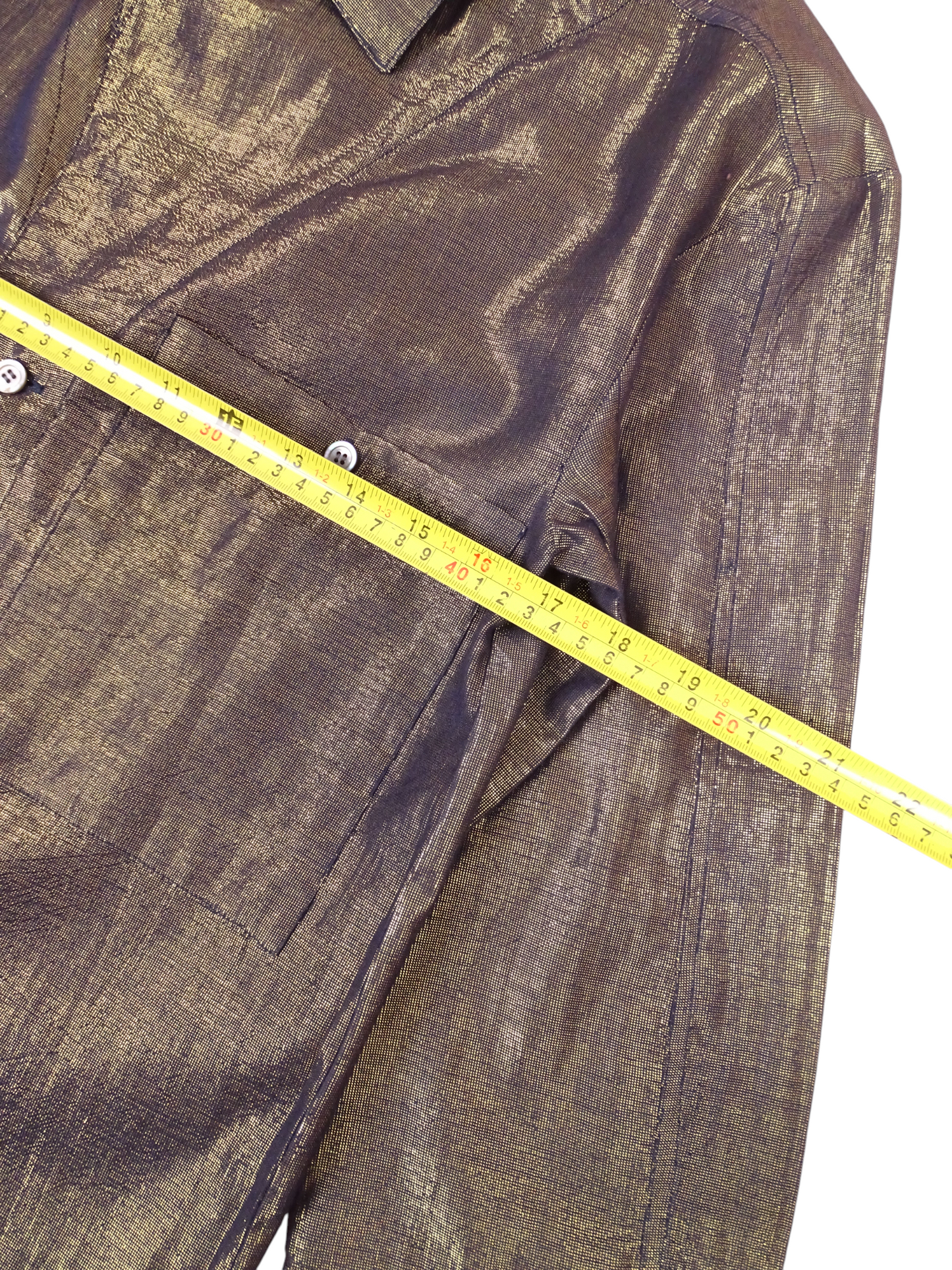 Soeur Veste Légère Dorée Et Noire Lurex XS Femme