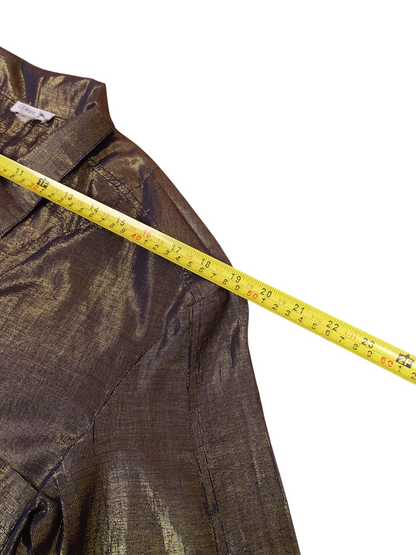 Soeur Veste Légère Dorée Et Noire Lurex XS Femme