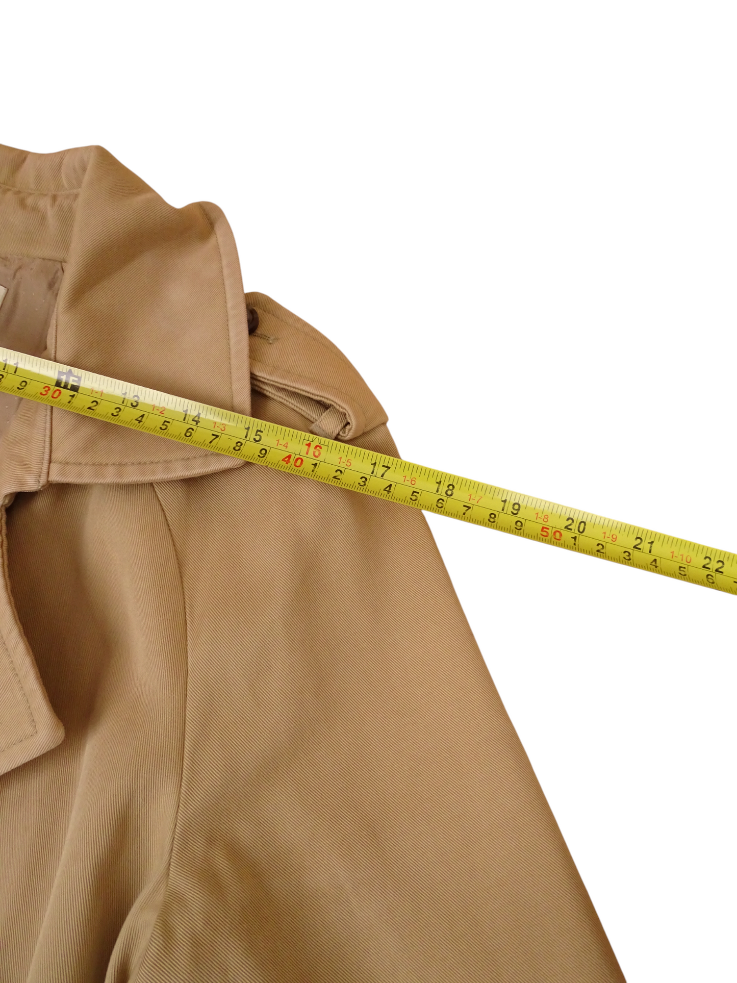 Sézane Trench Long Beige Avec Ceinture XS Femme