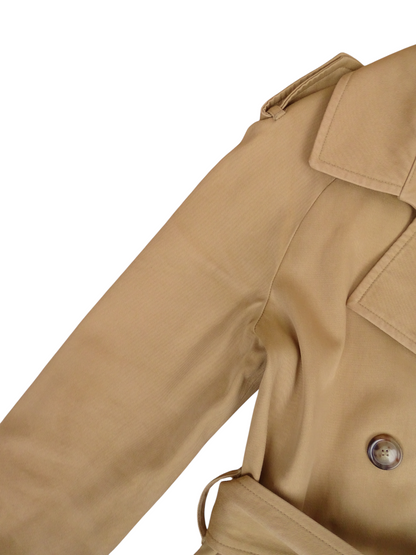 Sézane Trench Long Beige Avec Ceinture XS Femme