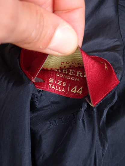 Burberry Blazer Bleu Marine L Femme