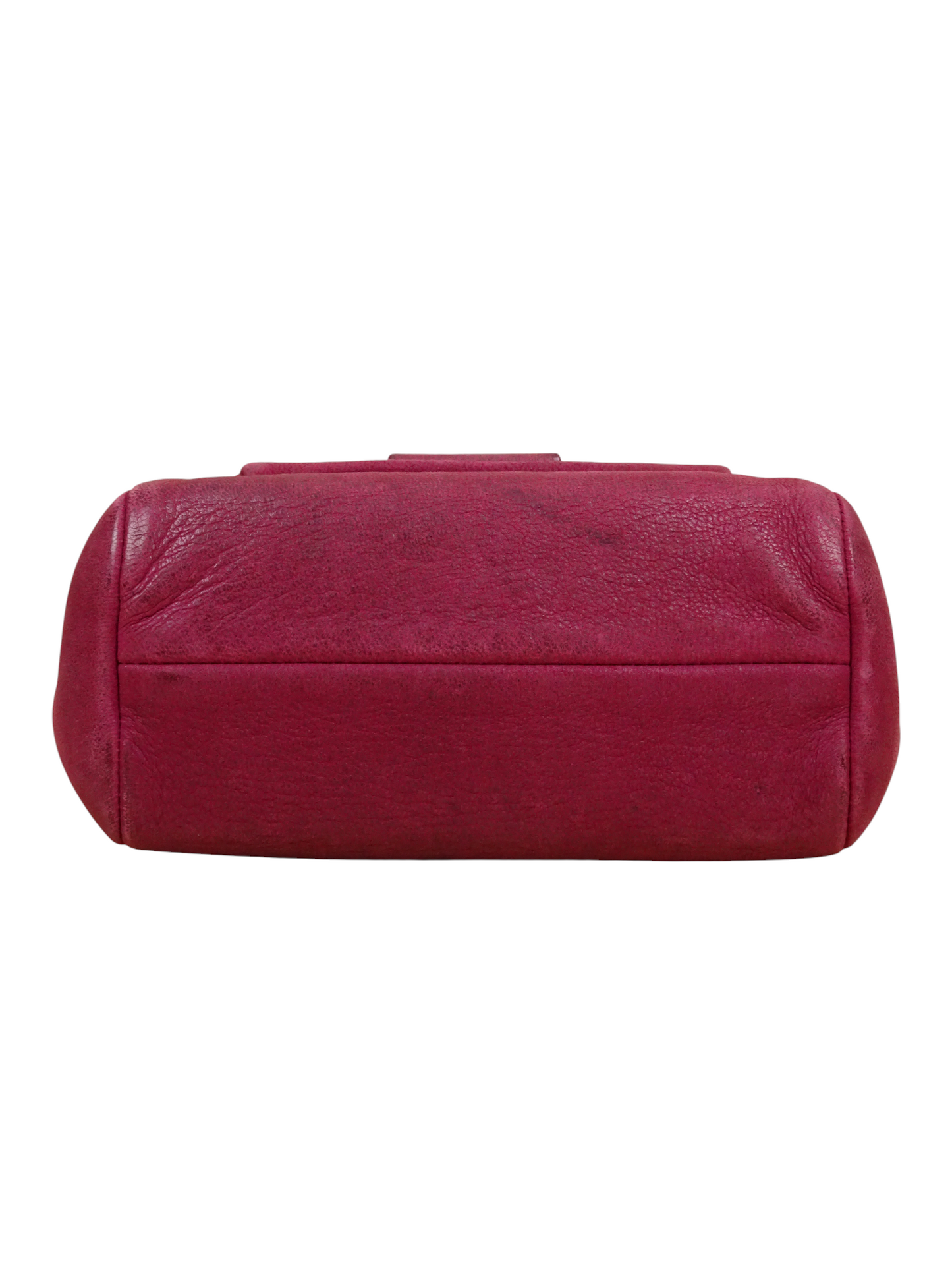 Jérôme Dreyfuss Sac Bandoulière "Lulu" S Daim Cuir Rose Fuschia