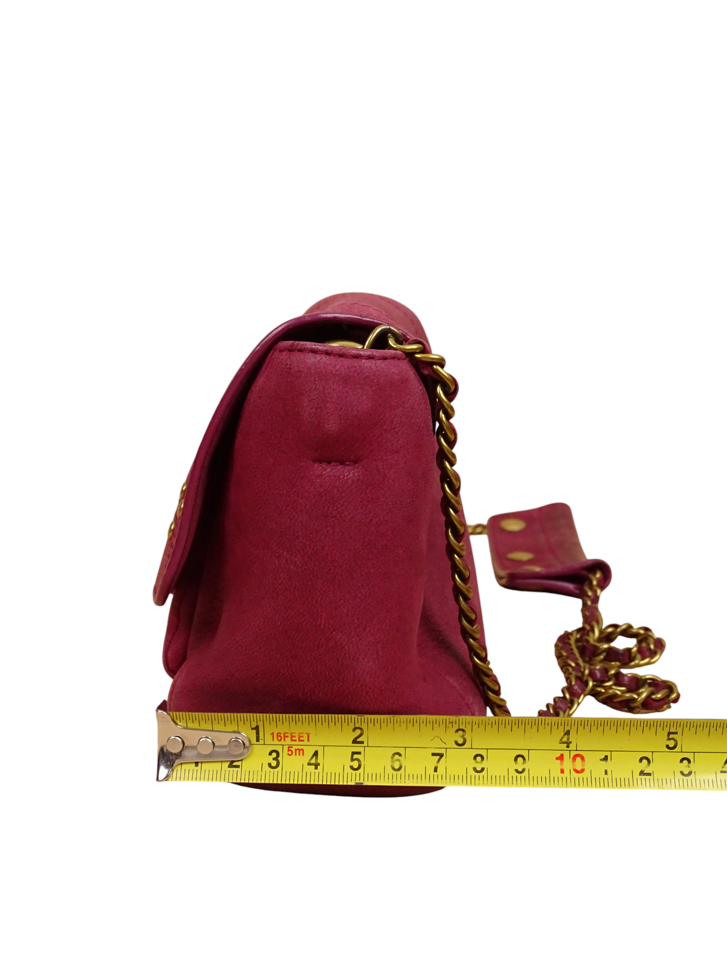 Jérôme Dreyfuss Sac Bandoulière "Lulu" S Daim Cuir Rose Fuschia