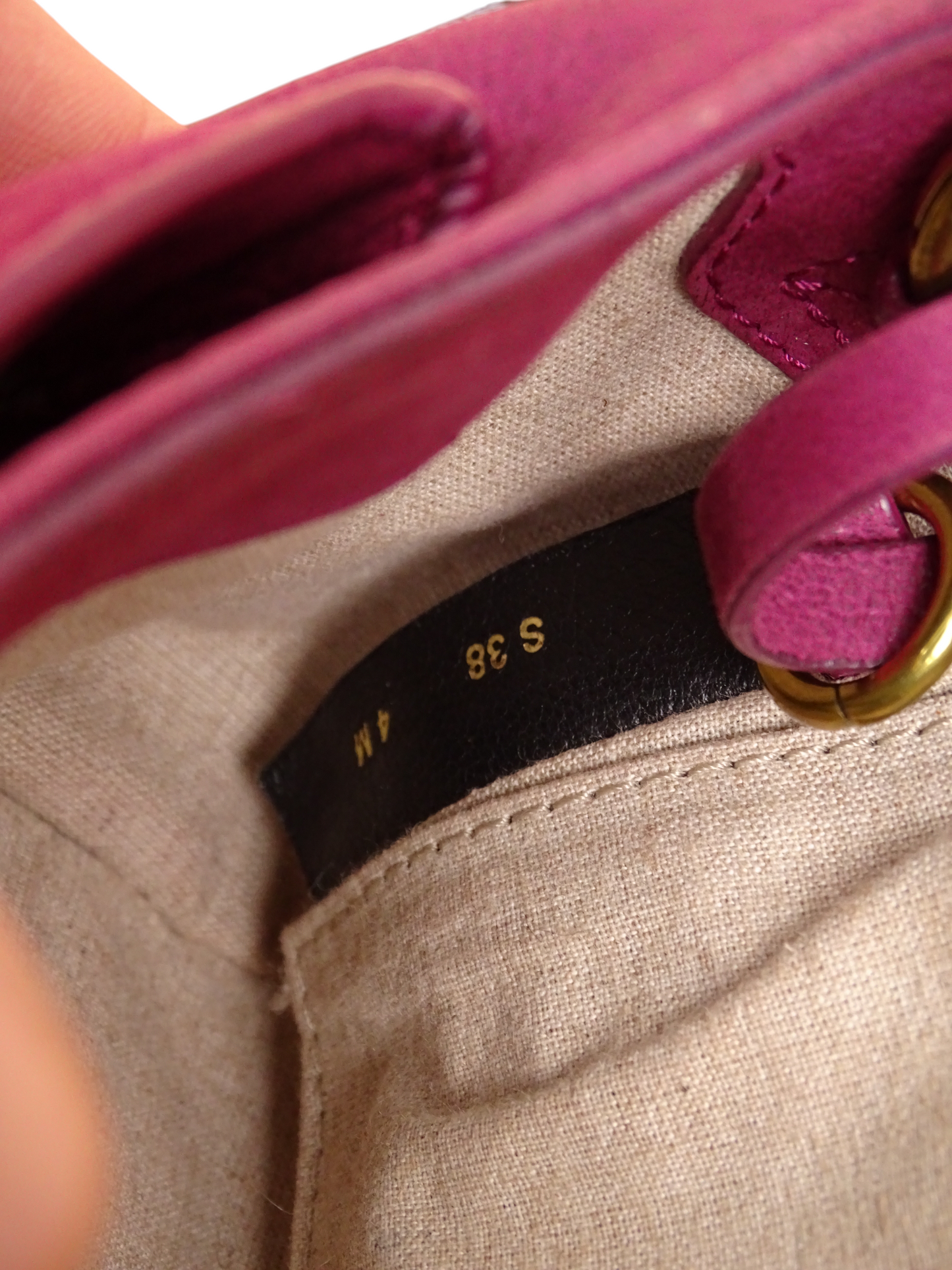 Jérôme Dreyfuss Sac Bandoulière "Lulu" S Daim Cuir Rose Fuschia