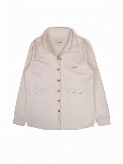 Sézane Surchemise Crème XS Femme 100% Coton