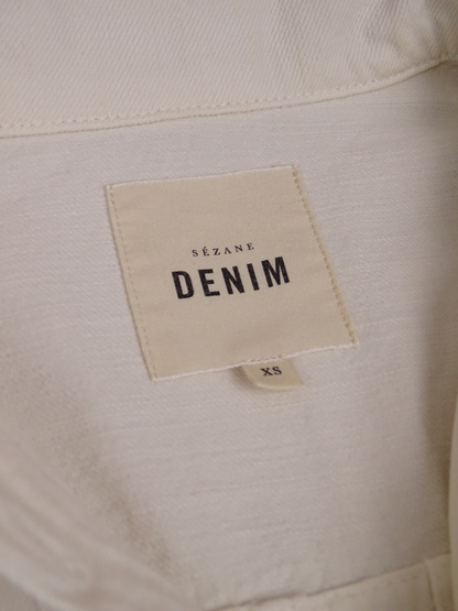 Sézane Surchemise Crème XS Femme 100% Coton