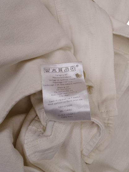 Sézane Surchemise Crème XS Femme 100% Coton