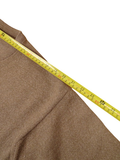 Burberry Pull Col V Marron M Homme Laine