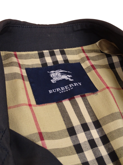 Burberry Trench Gris XL Homme Manteau Long Tartan Nova Check