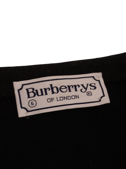 Burberry Cardigan Bleu Marine 60% Laine M Homme