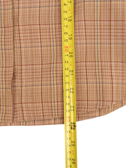 Soeur Chemise Modèle "Falaise" Carreaux Beige Marron XS Femme