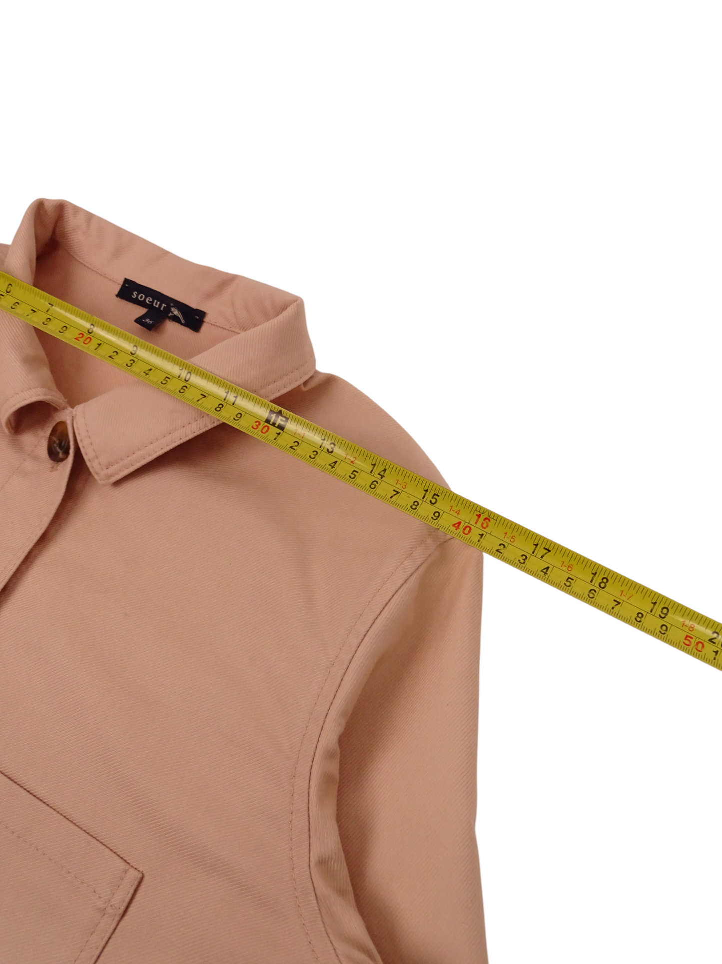 Soeur Surchemise Rose Pâle À Boutons S Femme