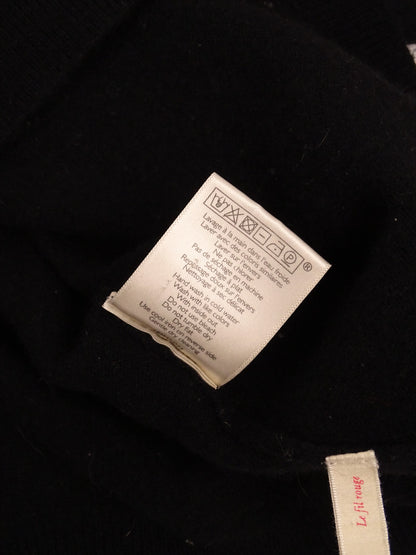 Sézane Cardigan Noir 80% Laine 20% Cachemire XS Femme