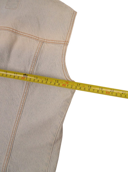 Dolce & Gabbana Veste En Jean Sans Manches Bleu Clair Vintage M Femme