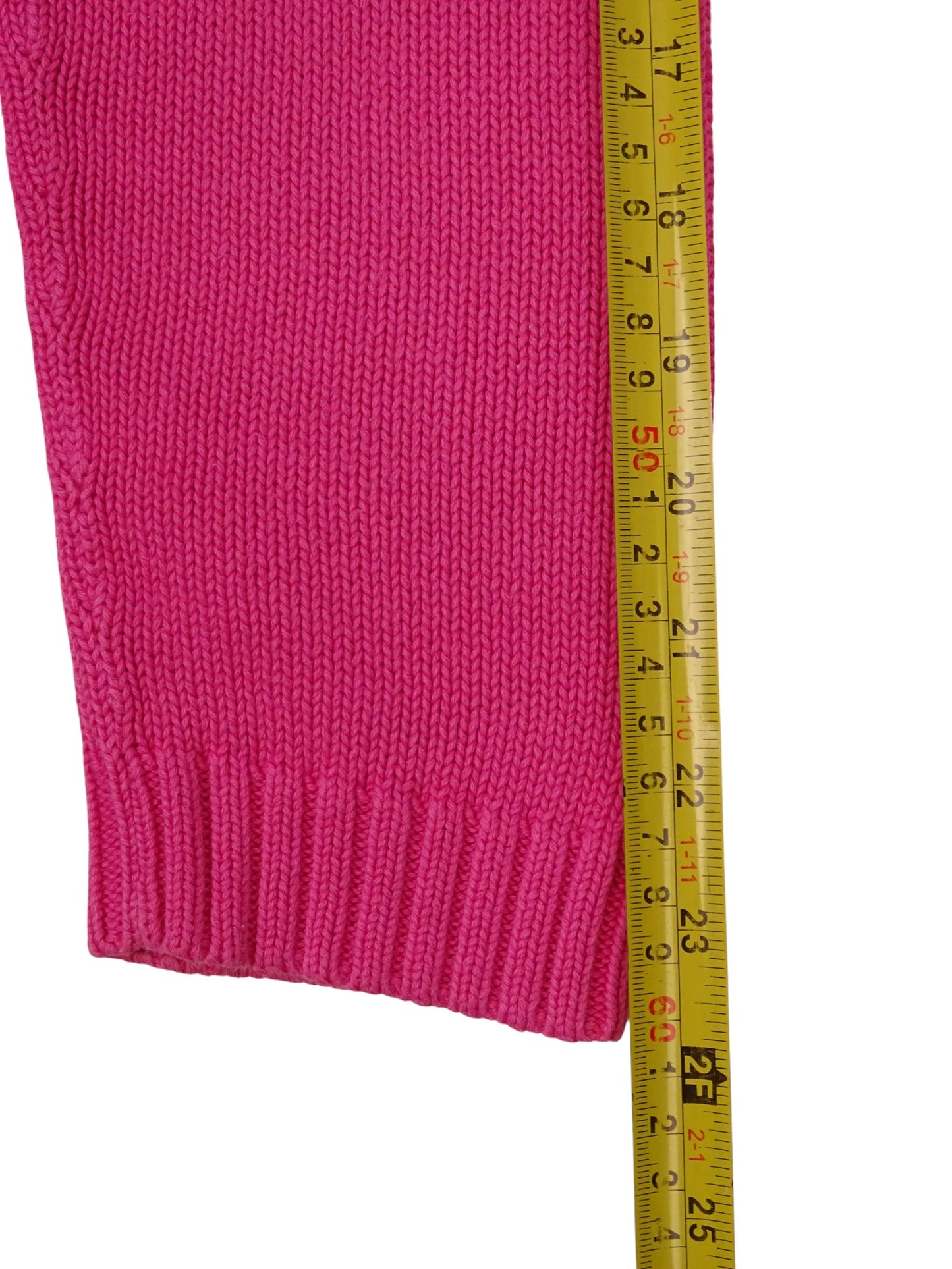 Burberry Pull Col V Rose Coton L Femme