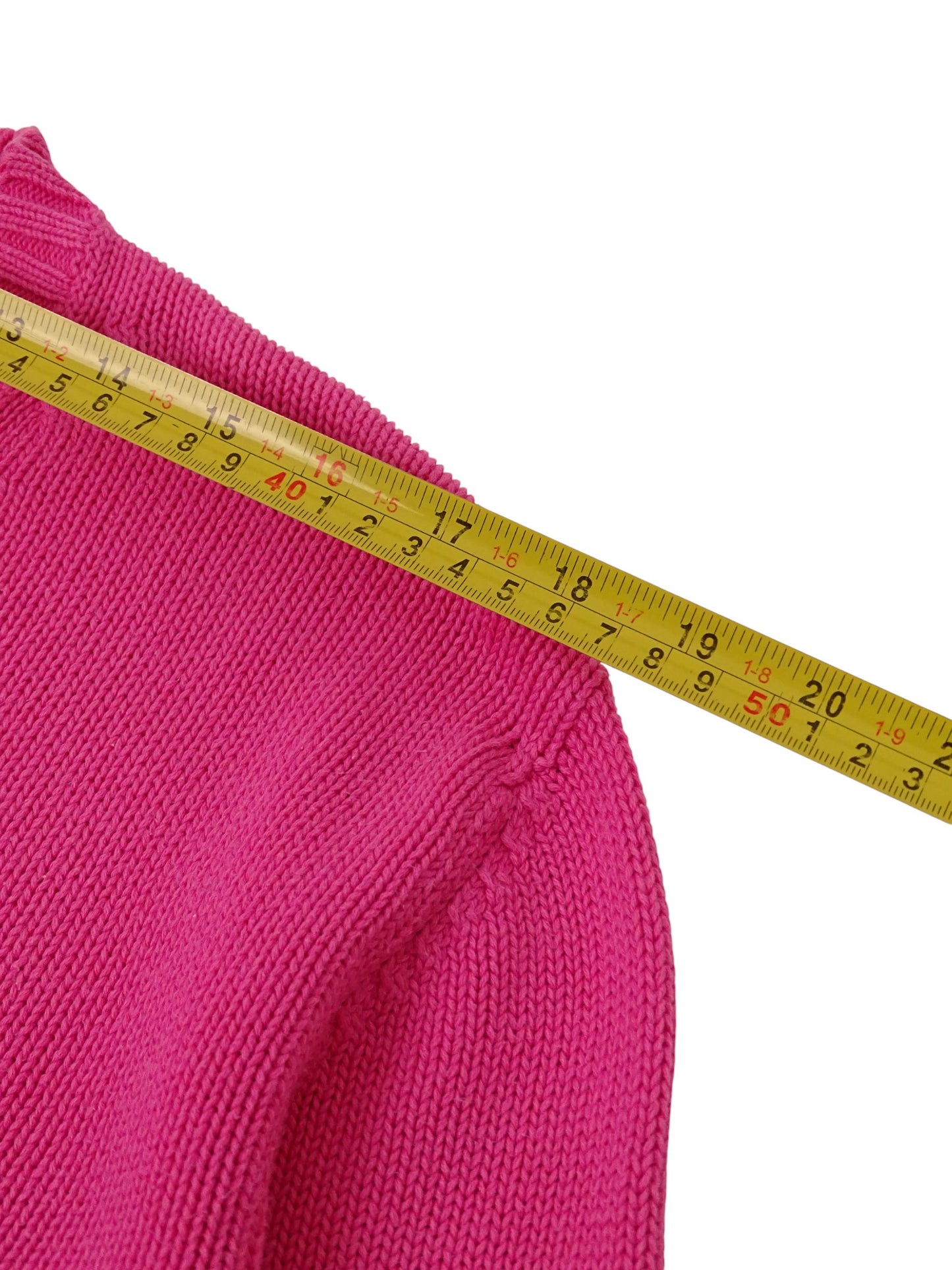 Burberry Pull Col V Rose Coton L Femme