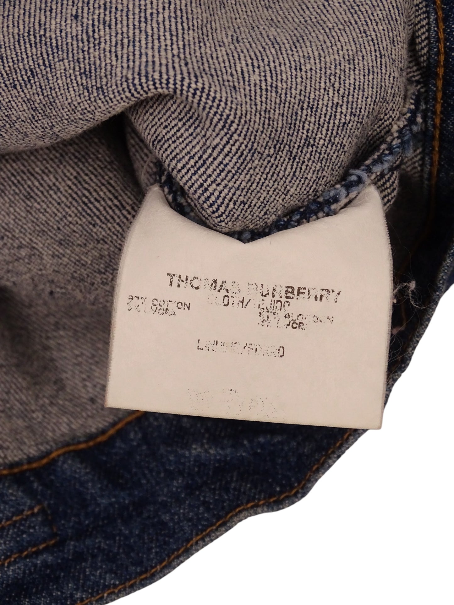 Burberry Veste En Jean Bleue Coton Denim M Femme