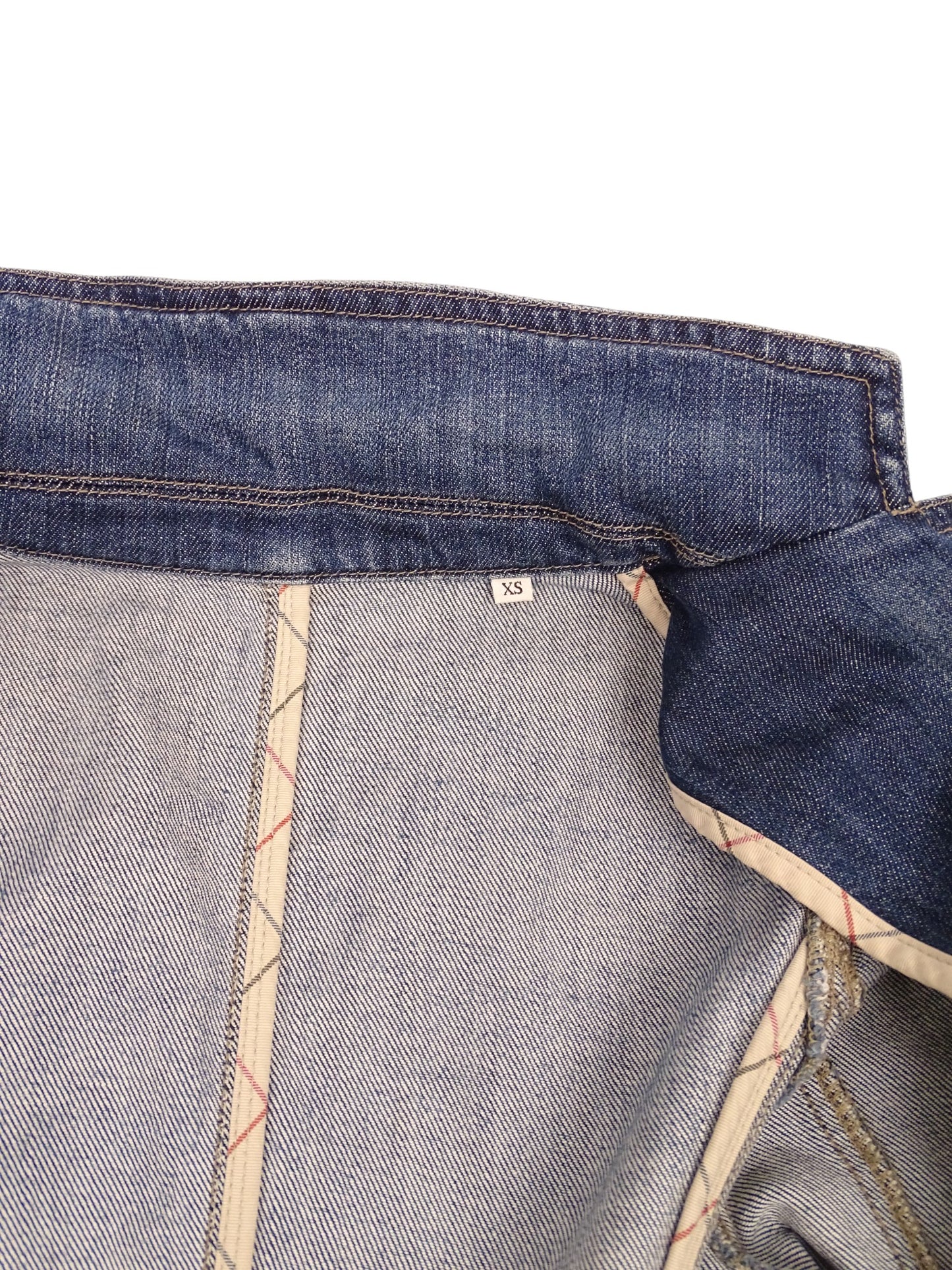 Burberry Veste En Jean Bleu Marine XS Femme