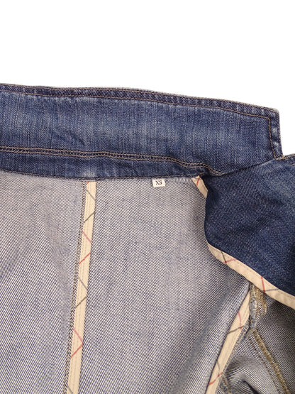 Burberry Veste En Jean Bleu Marine XS Femme