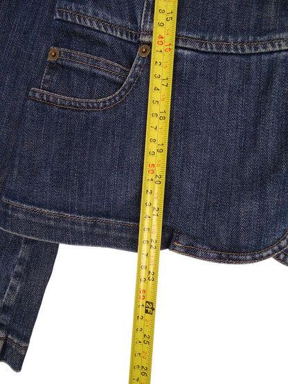 Burberry Veste En Jean Bleu Marine XS Femme