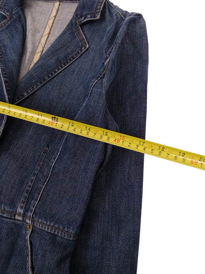 Burberry Veste En Jean Bleu Marine XS Femme