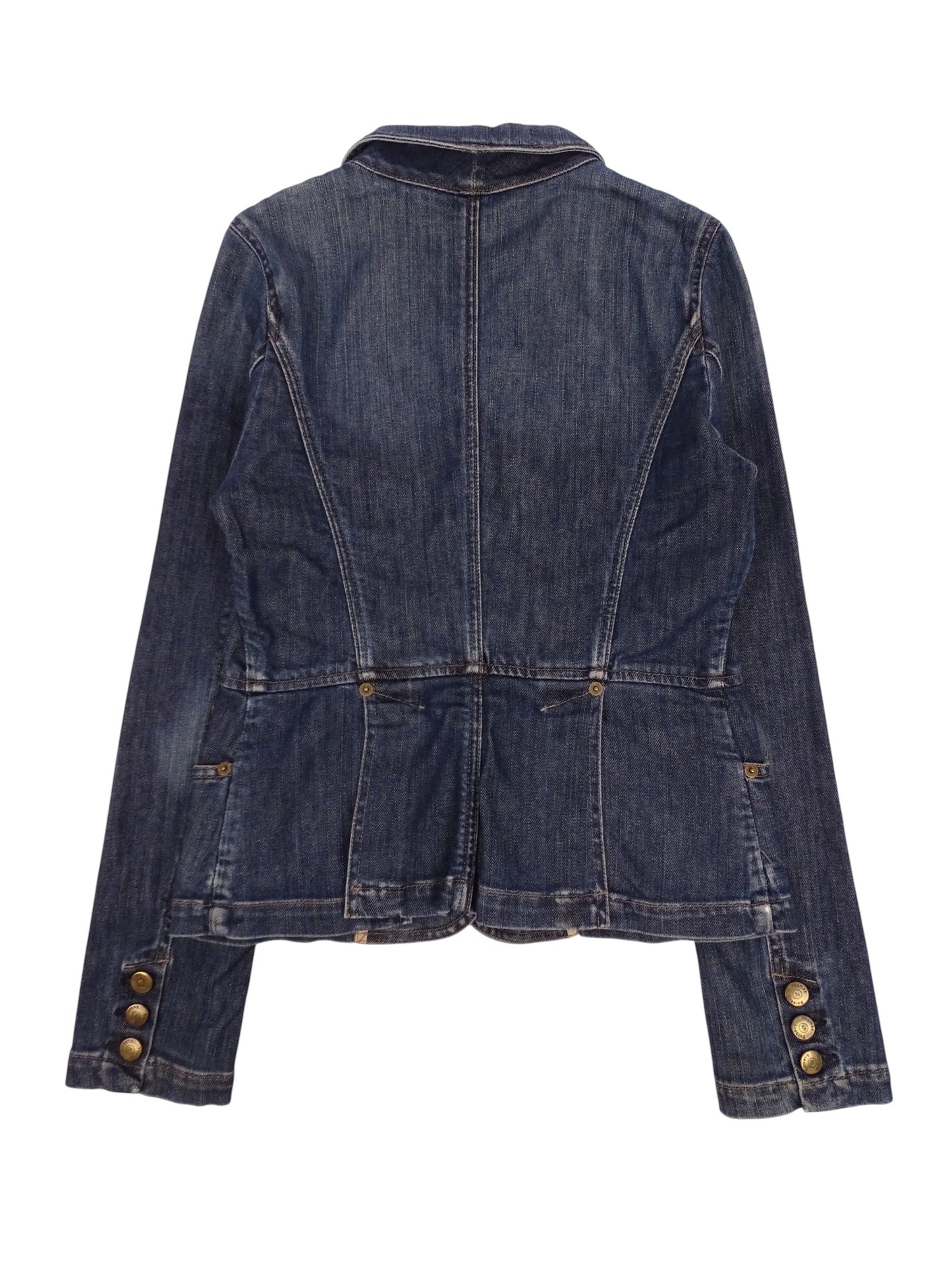 Burberry Veste En Jean Bleu Marine XS Femme