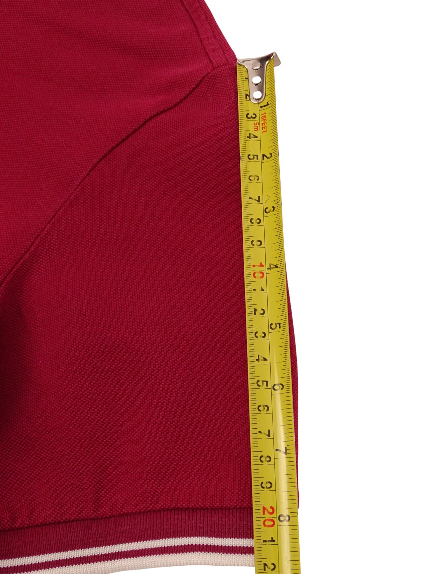 Prada Polo Vintage Bordeaux À Boutons XL Homme