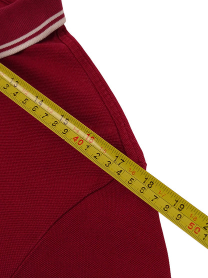 Prada Polo Vintage Bordeaux À Boutons XL Homme