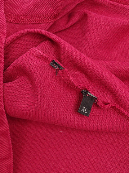 Prada Polo Vintage Bordeaux À Boutons XL Homme