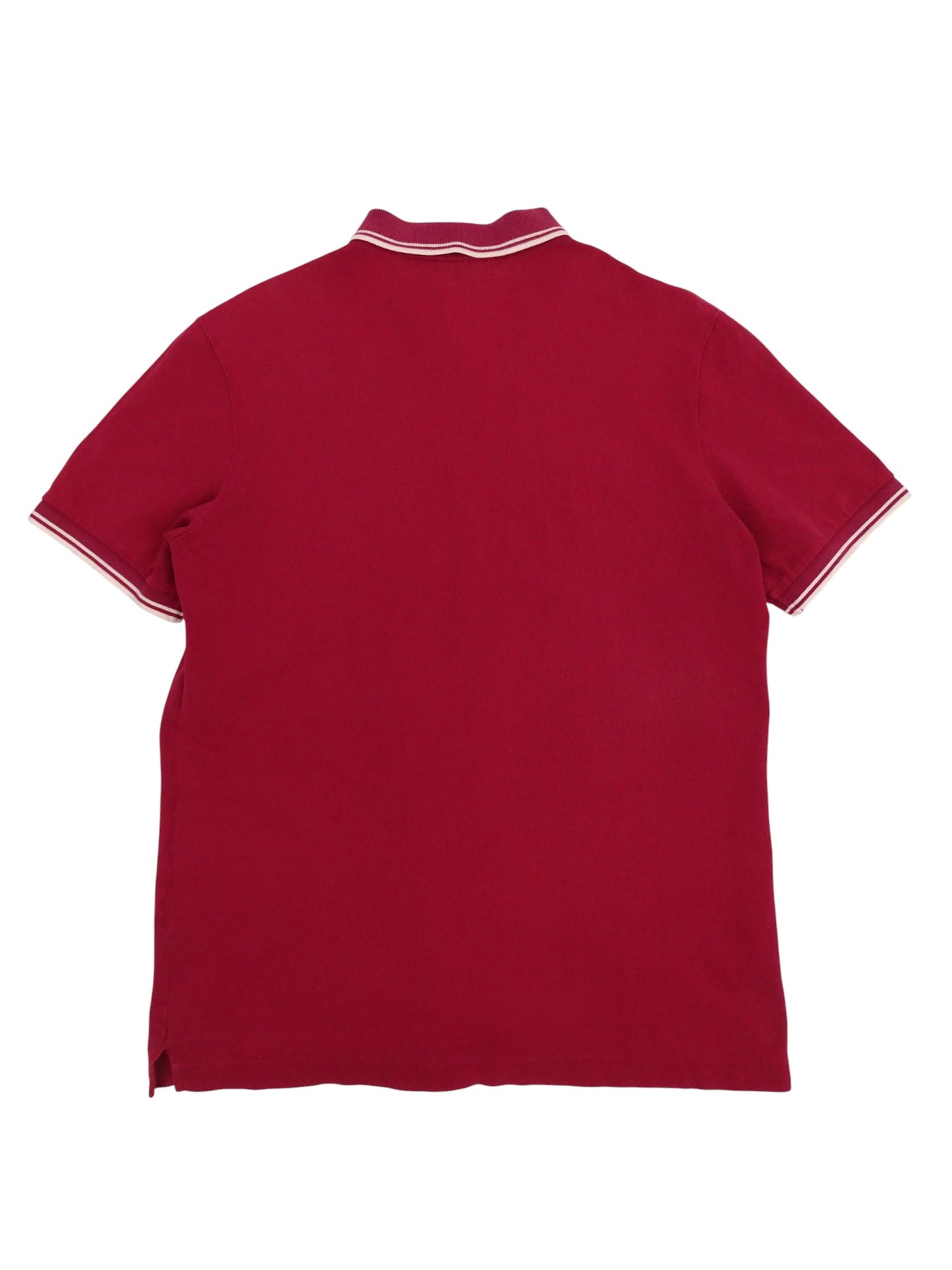 Prada Polo Vintage Bordeaux À Boutons XL Homme