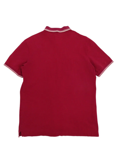 Prada Polo Vintage Bordeaux À Boutons XL Homme
