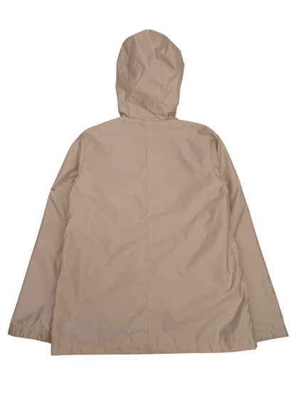 Burberry Manteau Zippé Crème Intérieur Tartan Écossais Gris S Femme