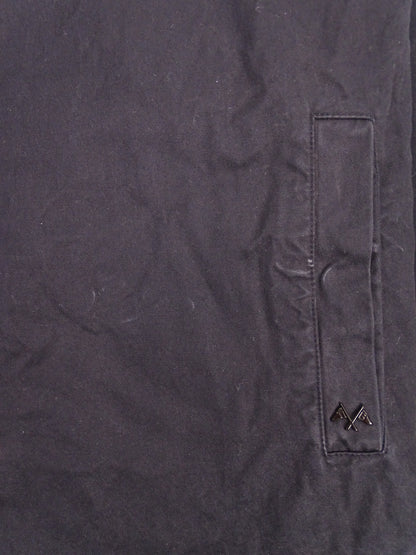 Burberry Veste Harrington Bleu Marine Zippée Coton M Homme