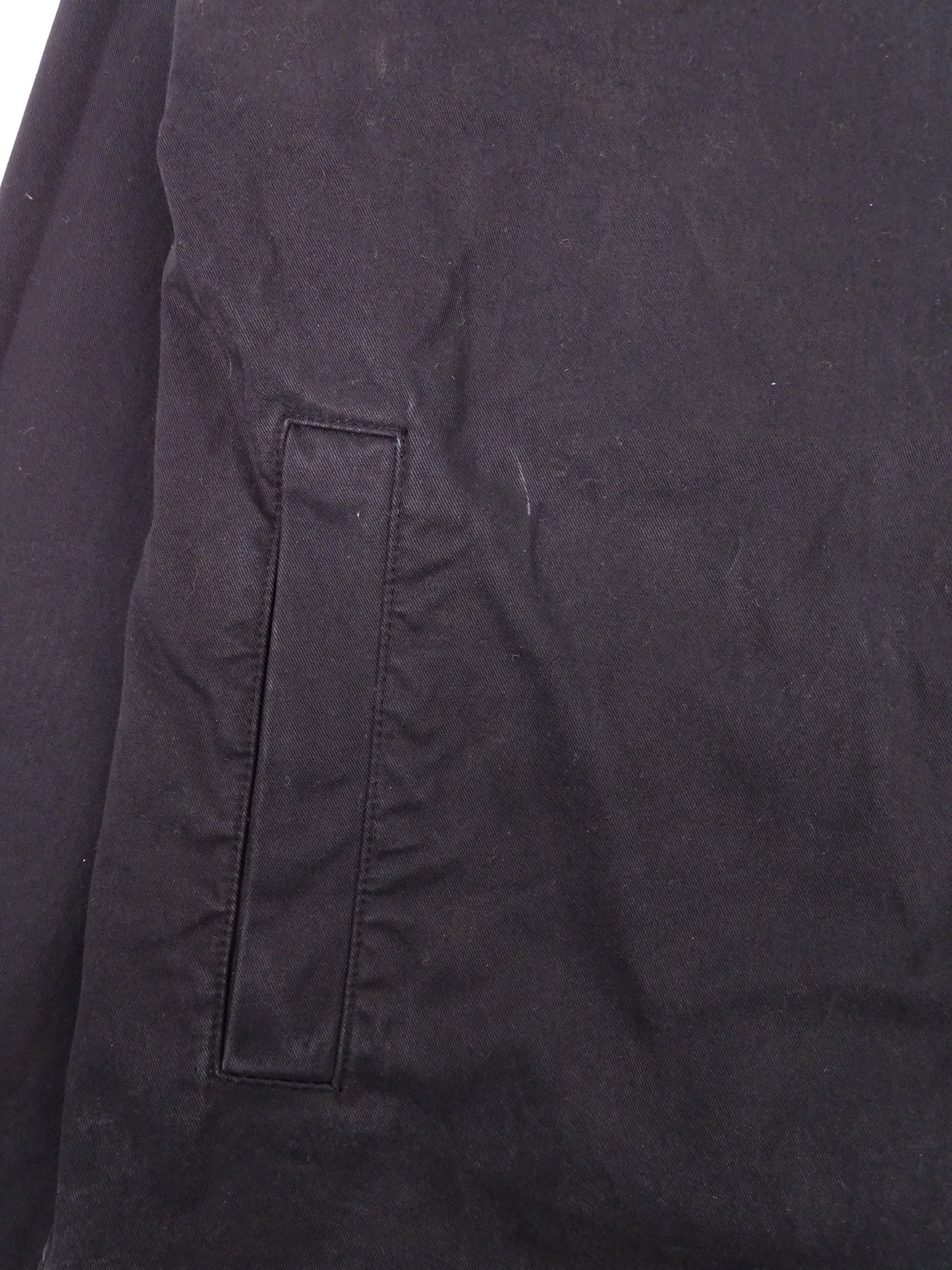 Burberry Veste Harrington Bleu Marine Zippée Coton M Homme