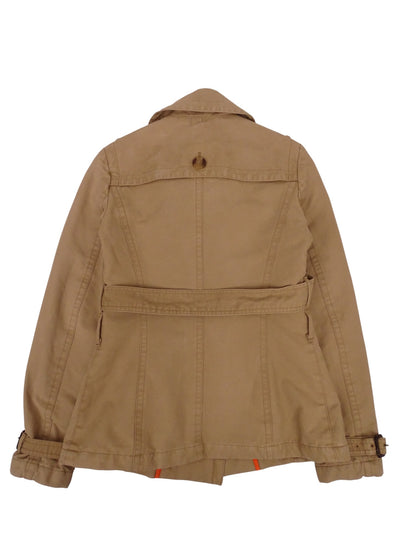 Burberry Trench Beige Ceinturé Rembourré Hiver S Femme