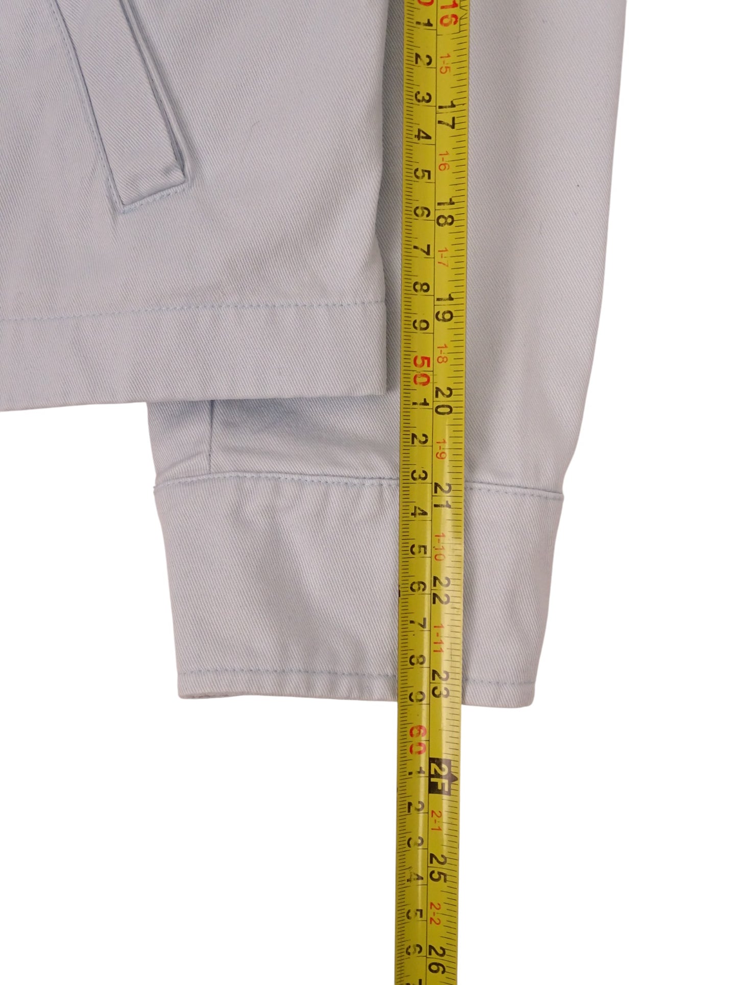 Burberry Veste Courte Bleu Clair Zippée À Col M Femme