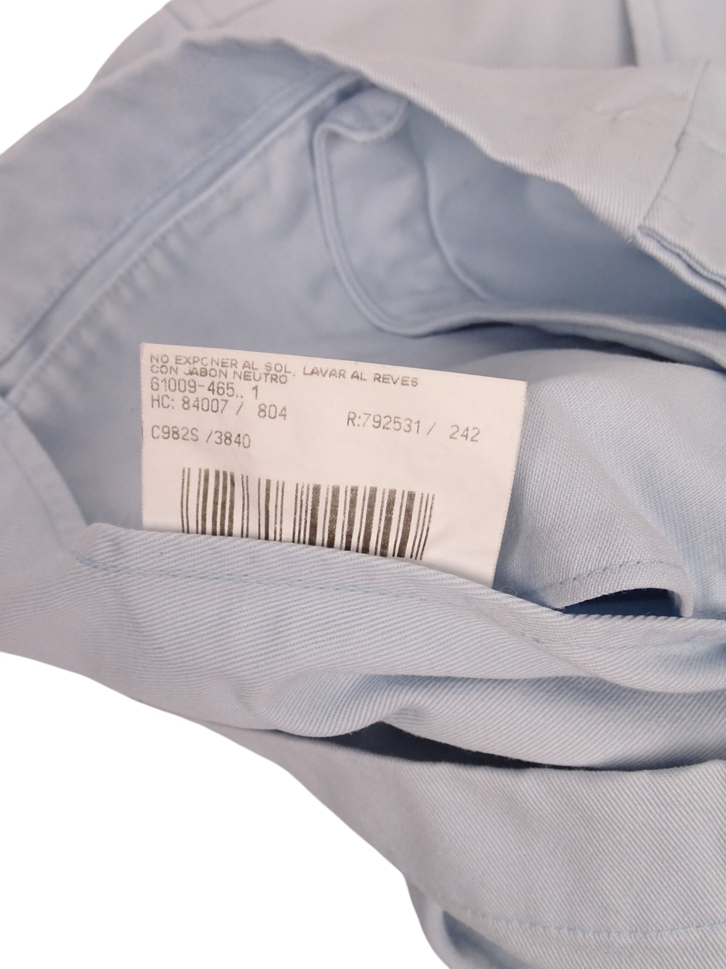 Burberry Veste Courte Bleu Clair Zippée À Col M Femme