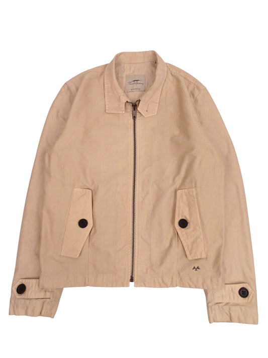 Burberry Blouson / Veste harrigton Matelassé Beige Full Zip Coton M Homme