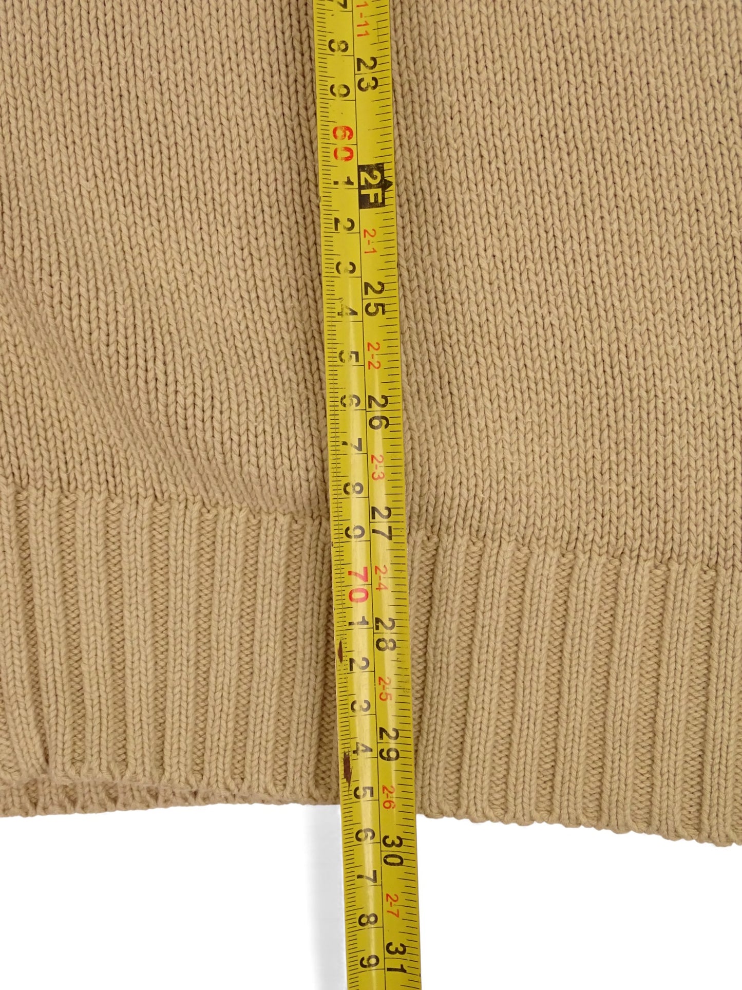 Burberry Sweat Zippé Beige Coton Full Zip XL Homme