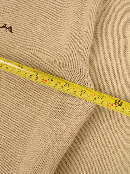 Burberry Sweat Zippé Beige Coton Full Zip XL Homme