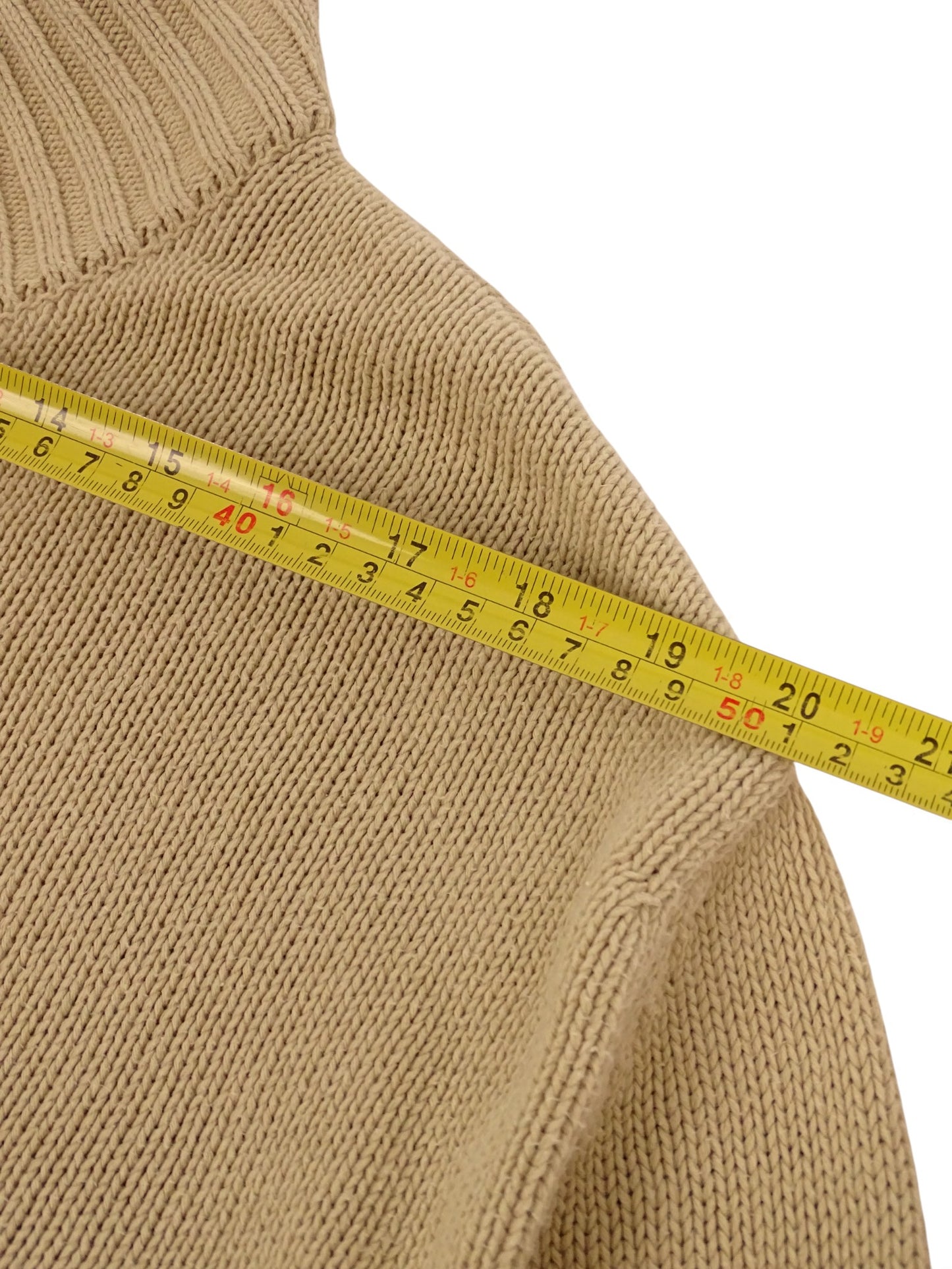 Burberry Sweat Zippé Beige Coton Full Zip XL Homme