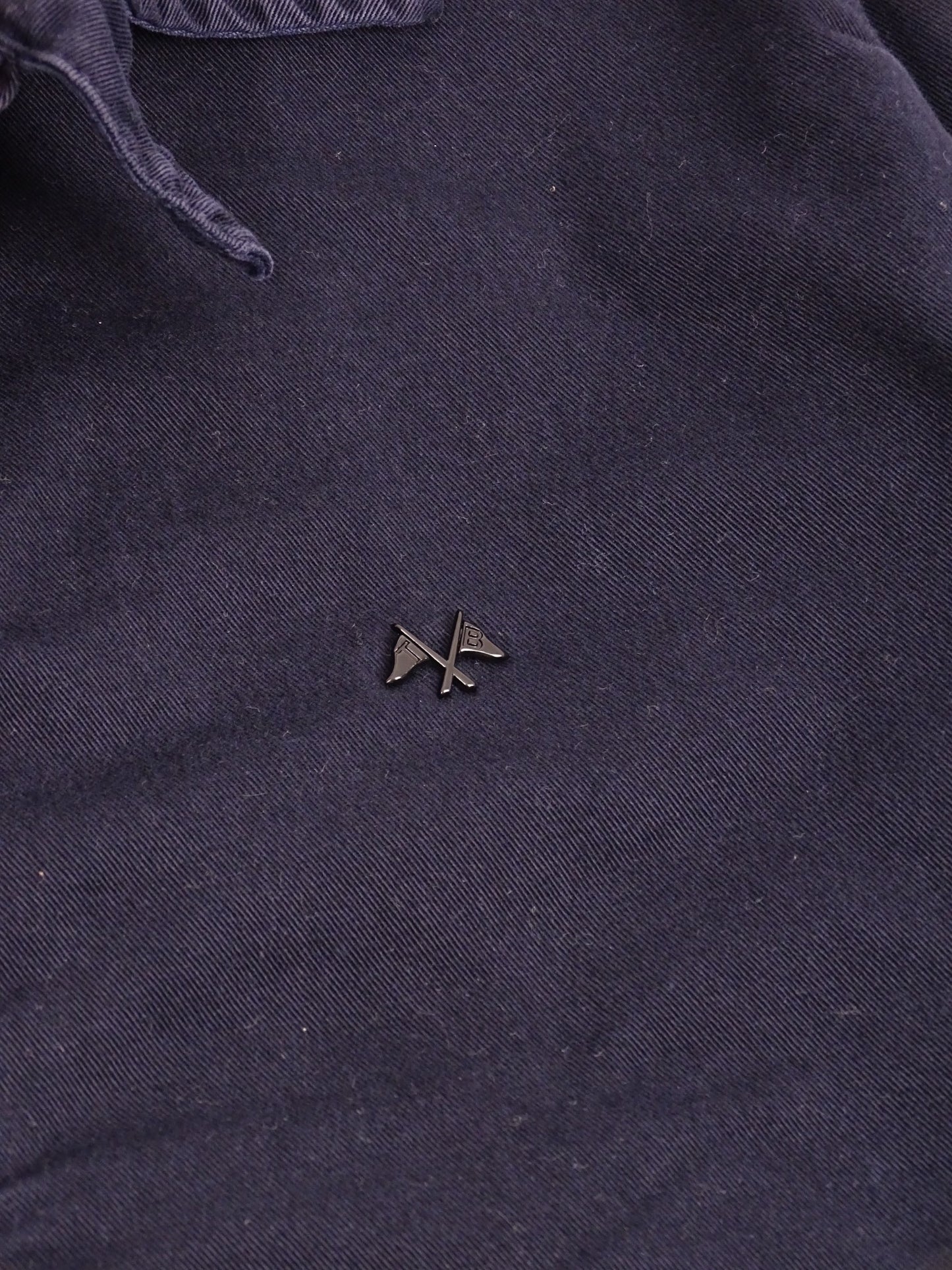 Burberry Veste Harrington Bleu Marine S Homme