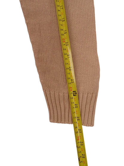 Burberry Gilet Rayé Bleu Marine & Beige Zippé Coton L Homme