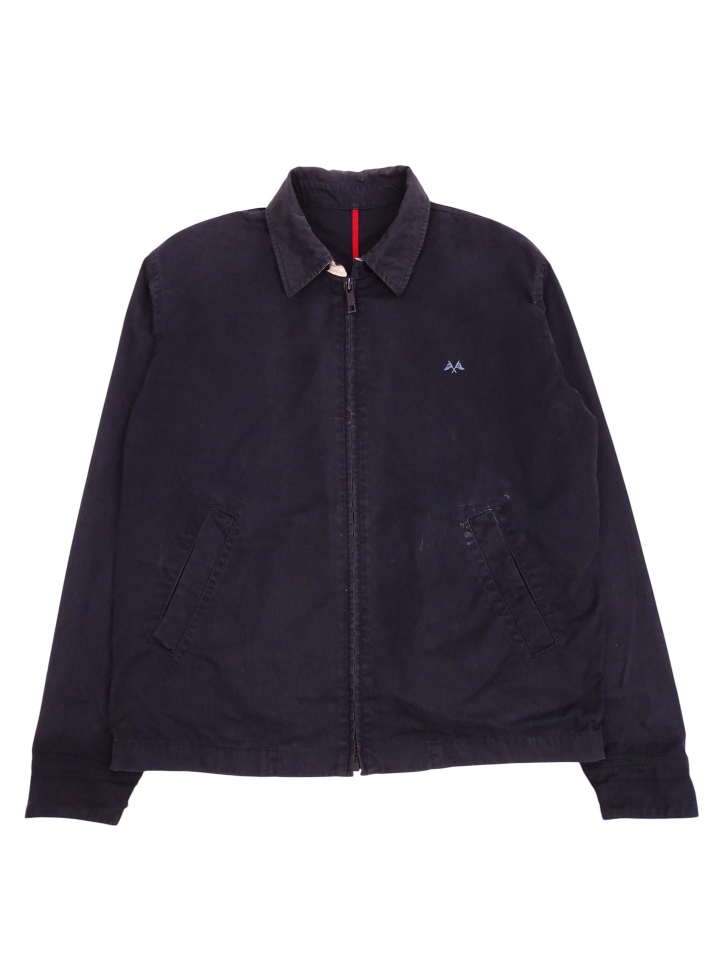 Burberry Veste Harrington Bleu Marine L Homme