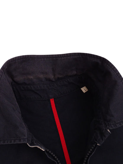 Burberry Veste Harrington Bleu Marine L Homme